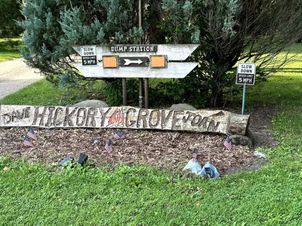 Hickory Grove Campground.